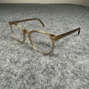 Warby Parker Gillian M 177 Translucent Tan Eyeglass Frame 52-20-145 FRAMES ONLY